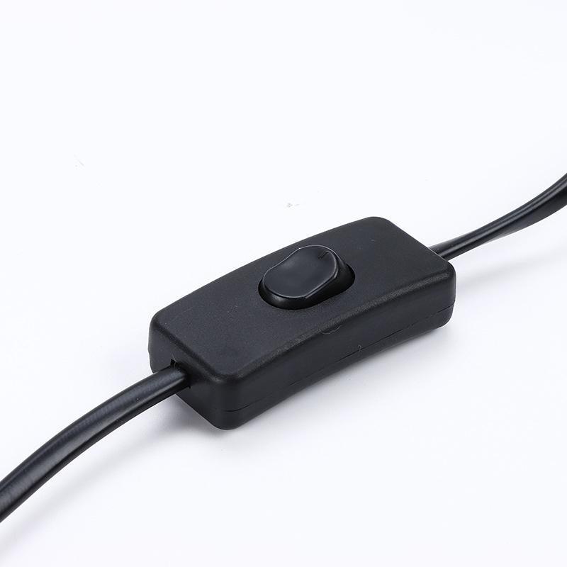 E27 Cable Cord With Switch Au Plug Pendant Lamp Base Light Bulb Holder Socket - Black 1PC 4