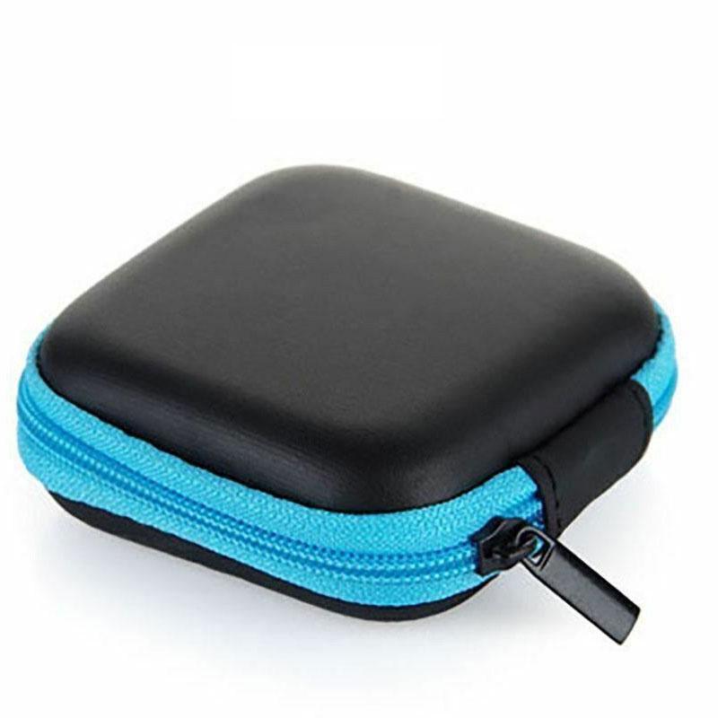 Portable Hard Case Pouch Storage Bag For Earphone Headphone Earbuds Cable - Yellow 7