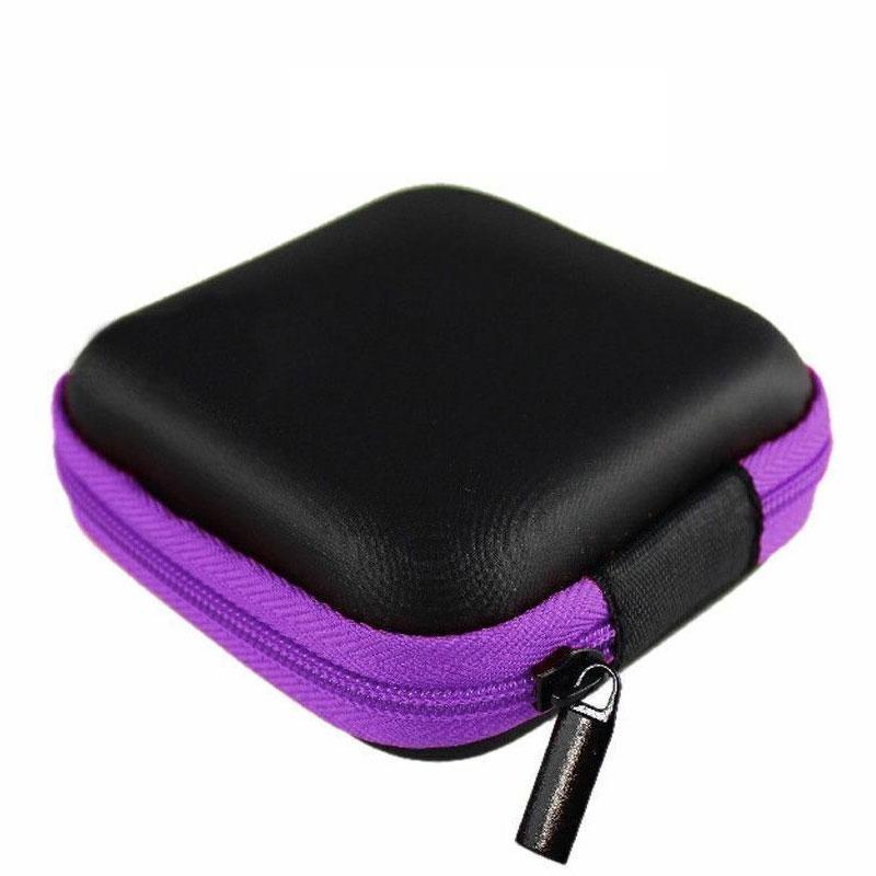 Portable Hard Case Pouch Storage Bag For Earphone Headphone Earbuds Cable - Yellow 9
