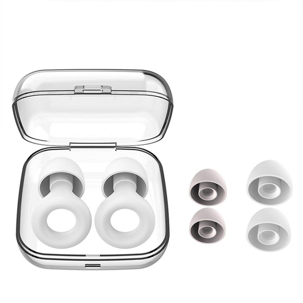 Anti-Noise Sleep Soundproof Earplugs Comfortable Foam Ear Plugs for Sleeping - White 7