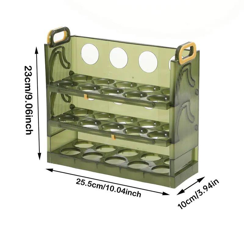 Refrigerator Egg Organizer Side Door Storage Tray Egg Carton Holder Kitchen Box 3