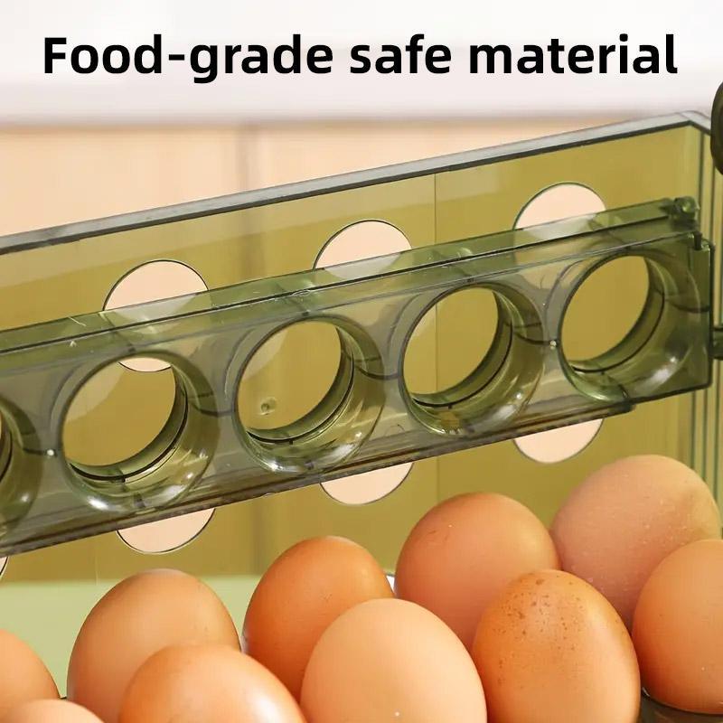 Refrigerator Egg Organizer Side Door Storage Tray Egg Carton Holder Kitchen Box 5