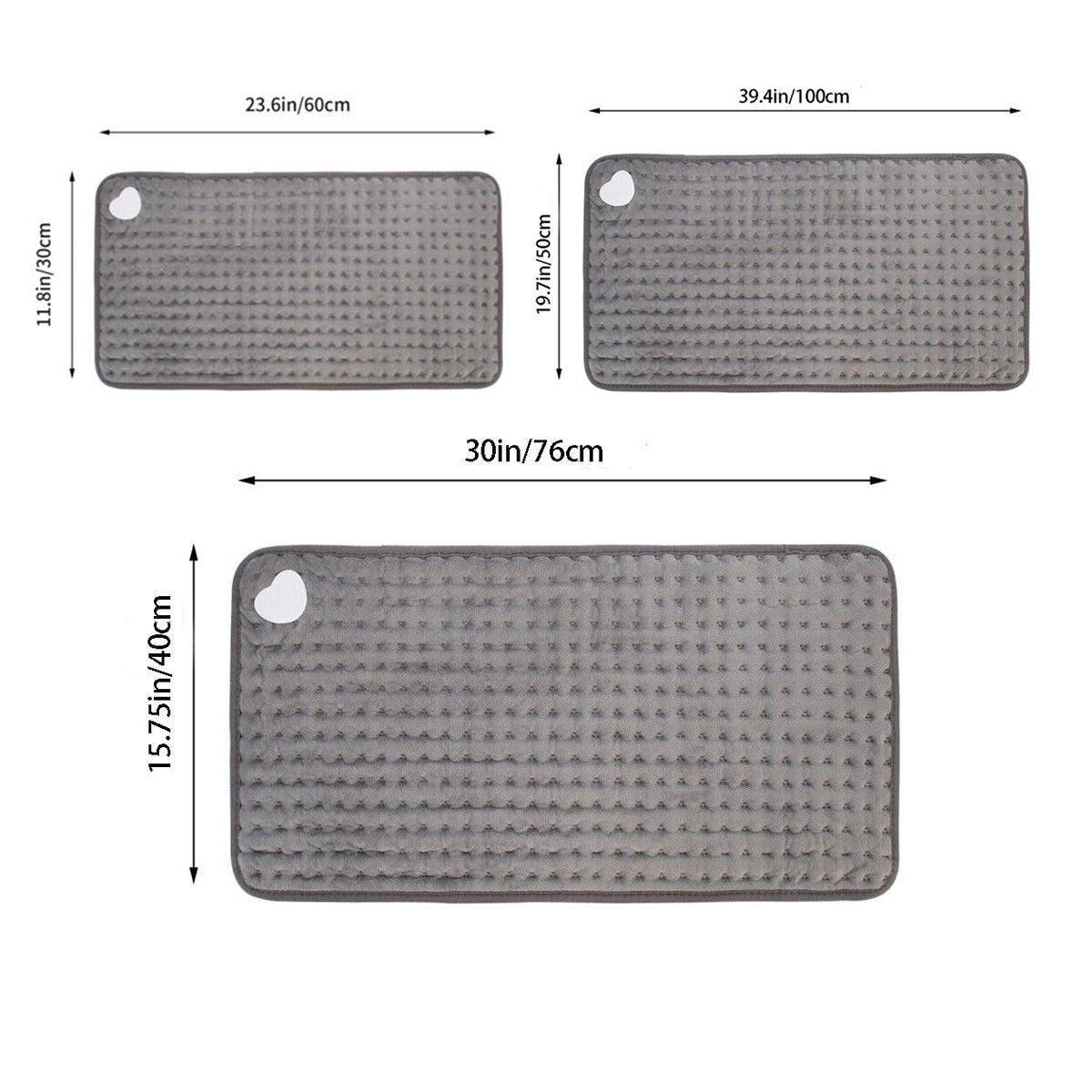 Multifunctional Heating Pad Electric Hot Blanket High Temperature Body Warmer - 100X50cm 3