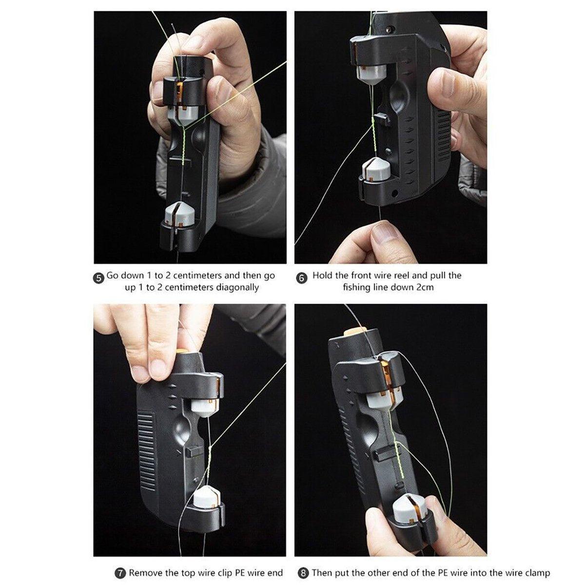 Electric Knotter Leading Line Tying Device Outdoor Fishing Subknotter Gear Tool 5