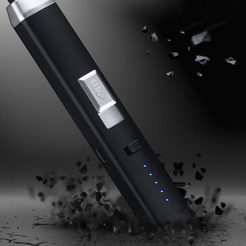 Electronic Usb Rechargeable Pulse Arc Candle Lighter Kitchen Camping Stove Bbq - Silver 5