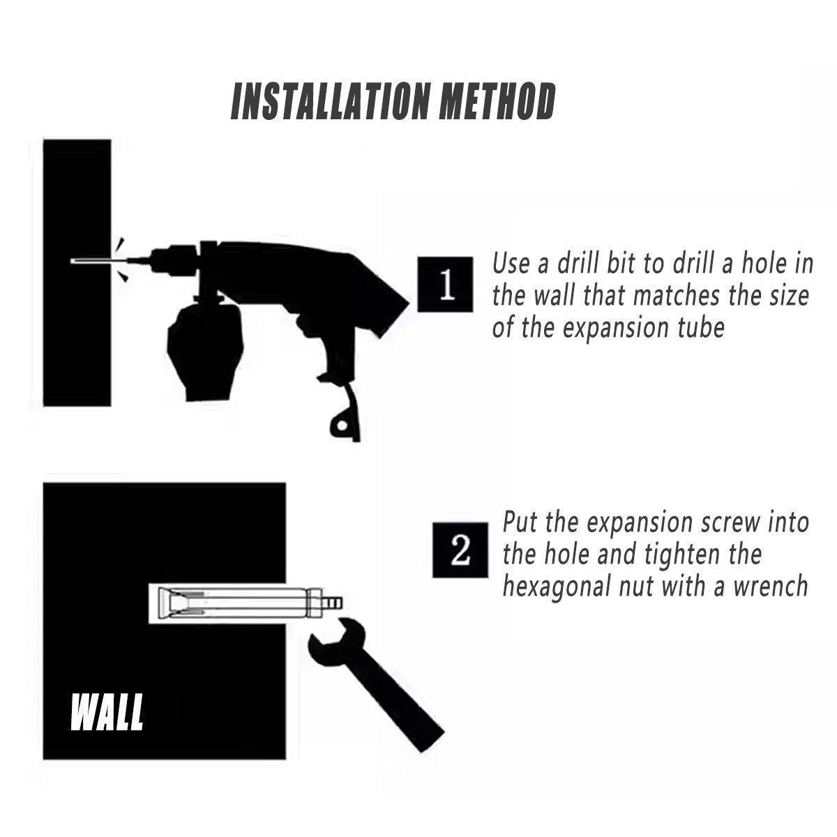M10 Stainless Steel Hex Head Expansion Anchor Bolts Heavy Duty Screws - M10*100 5
