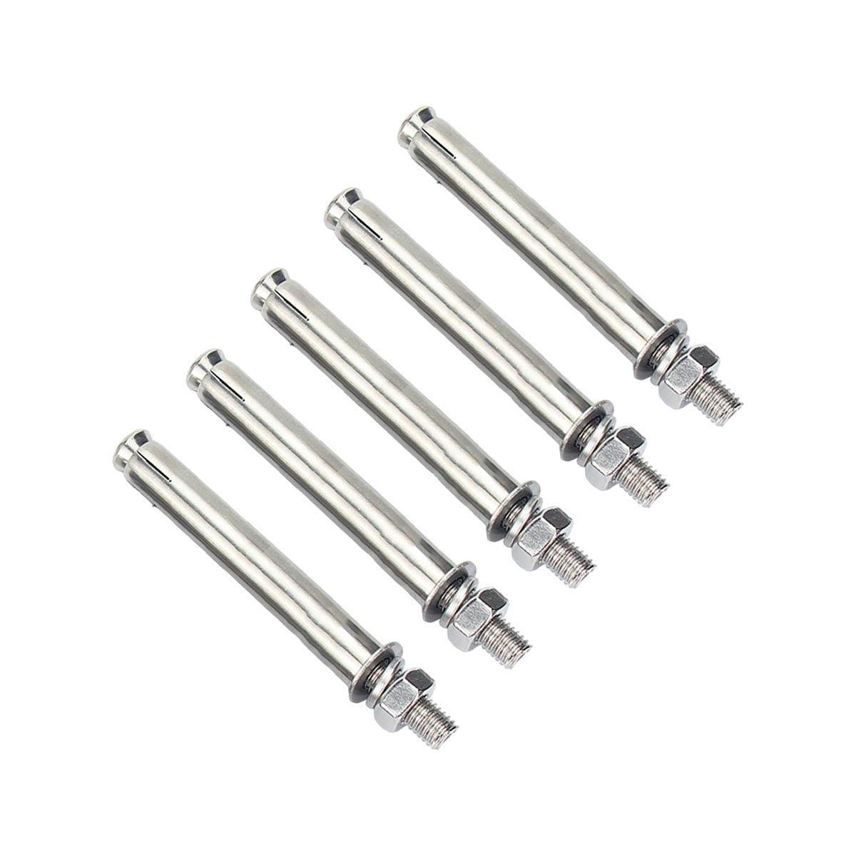 M10 Stainless Steel Hex Head Expansion Anchor Bolts Heavy Duty Screws - M10*100 10