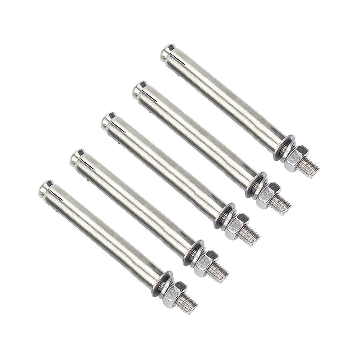 M10 Stainless Steel Hex Head Expansion Anchor Bolts Heavy Duty Screws - M10*100 12