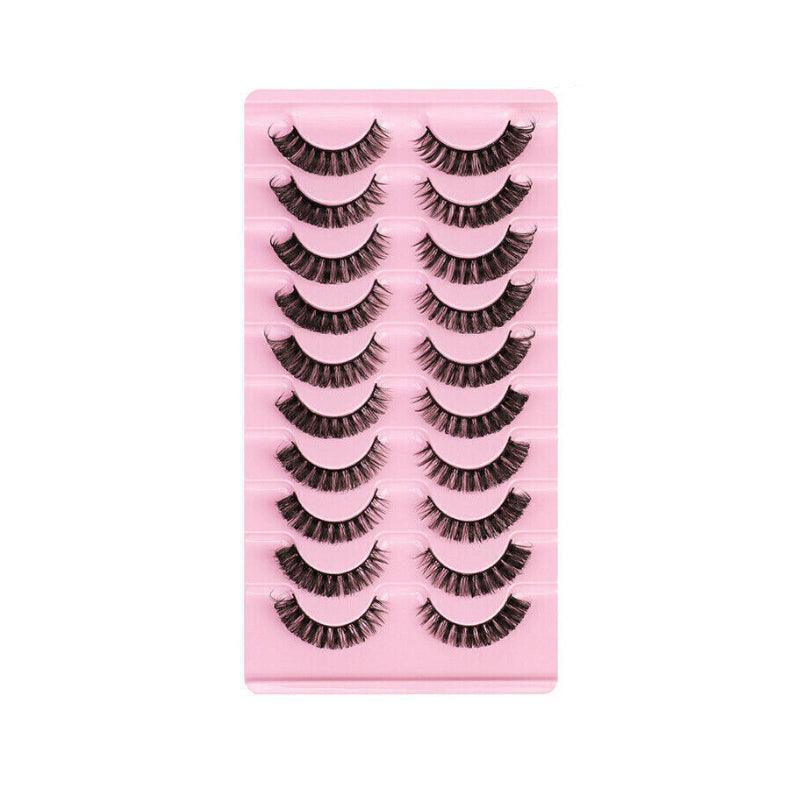 10 Pairs Russian D-Curl Mink False Eyelashes - Full & Curled - DH06-01 9