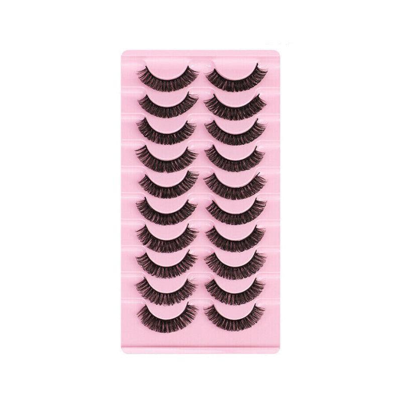 10 Pairs Russian D-Curl Mink False Eyelashes - Full & Curled - DH06-05 8