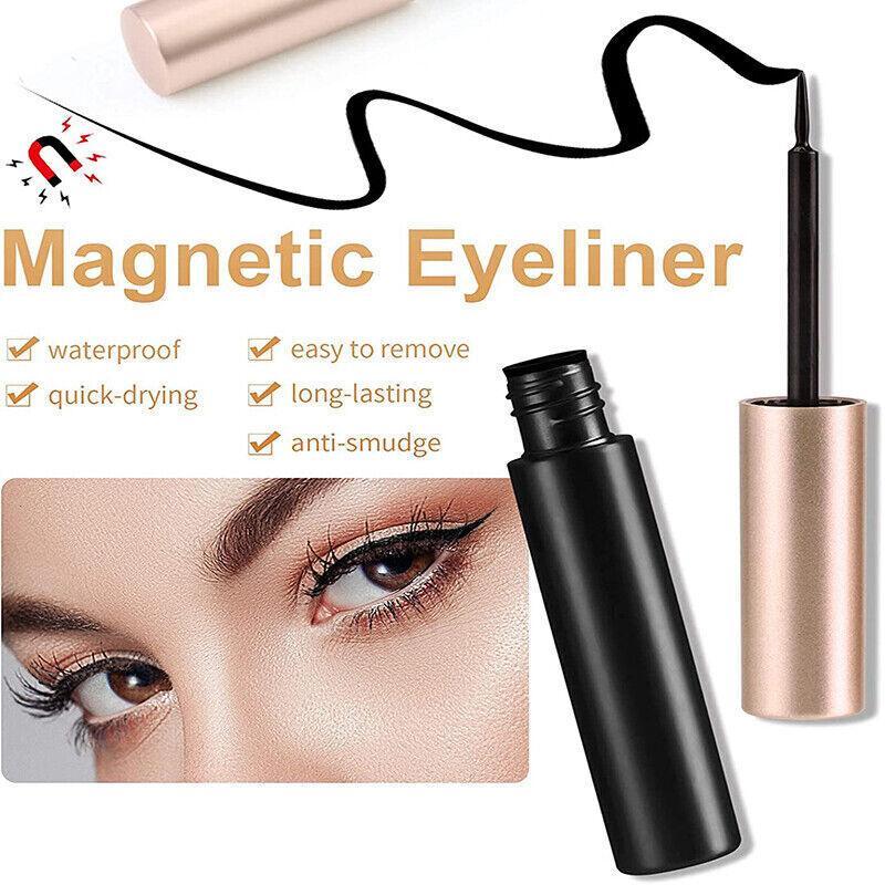 Magnetic False Eyelashes Natural Eye Lashes Extension Liquid Eyeliner Tweezer - Model 14 5