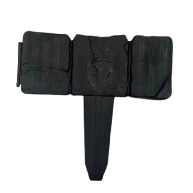 20pcs Garden Fence Edging Plastic Lawn Border for Outdoor Yard Flower Bed - Grey 6