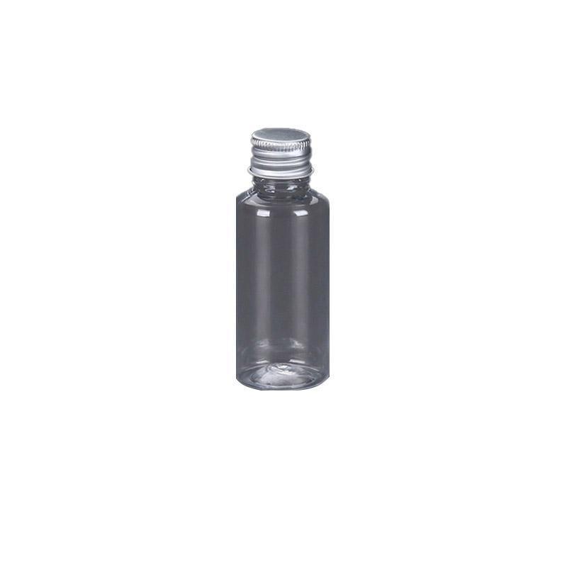 50/100pcs Clear Plastic Bottles with Aluminum Caps Liquid Dispenser Containers - 100ml-50pcs 6