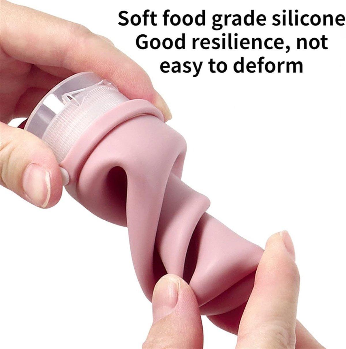 4pcs Travel Storage Bottles Set Refillable Silicone for Shampoo Lotion Cosmetics 5