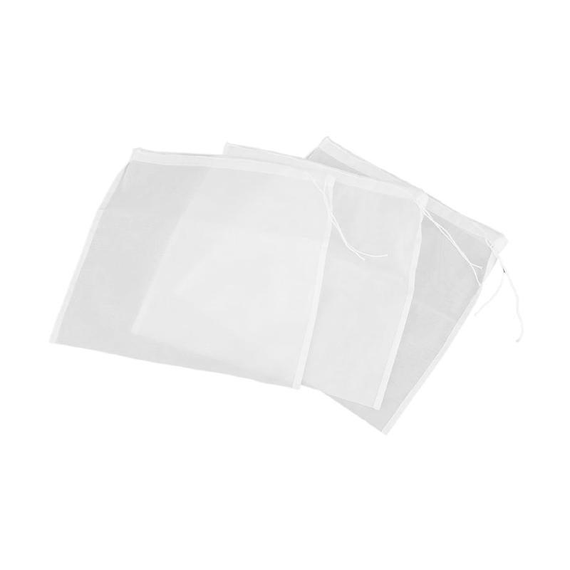 Micron Reusable Nylon Fine Mesh Food Strainer Filter Bag for Nut Milk Coffee - 45 X 30 CM