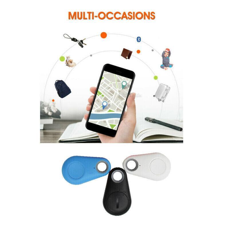 Smart Finder Locator Key Mini Bluetooth Tracker Dog Pet Tag Tracer - White 3
