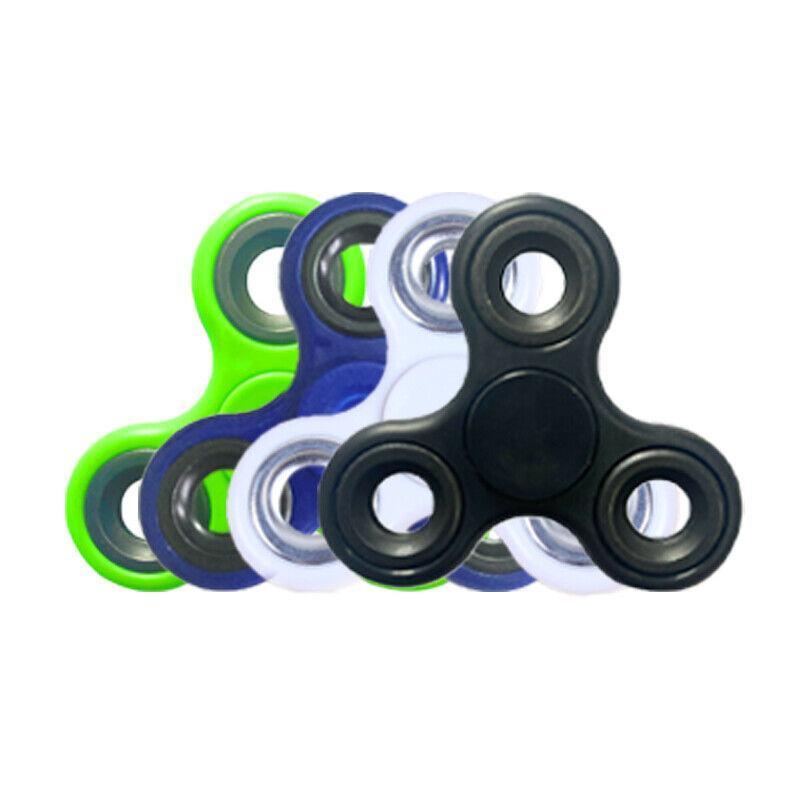 3D Fidget Hand Finger Spinner Focus Tool Stress Relief Item for Daily Use - Black