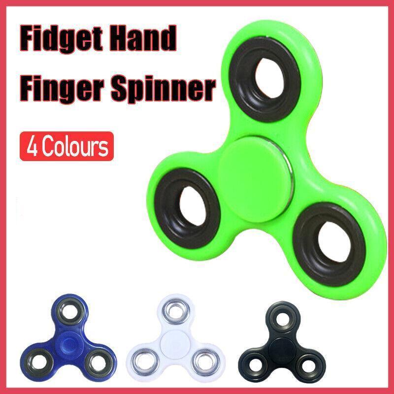 3D Fidget Hand Finger Spinner Focus Tool Stress Relief Item for Daily Use - White