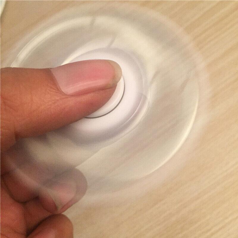 3D Fidget Hand Finger Spinner Focus Tool Stress Relief Item for Daily Use - White 3