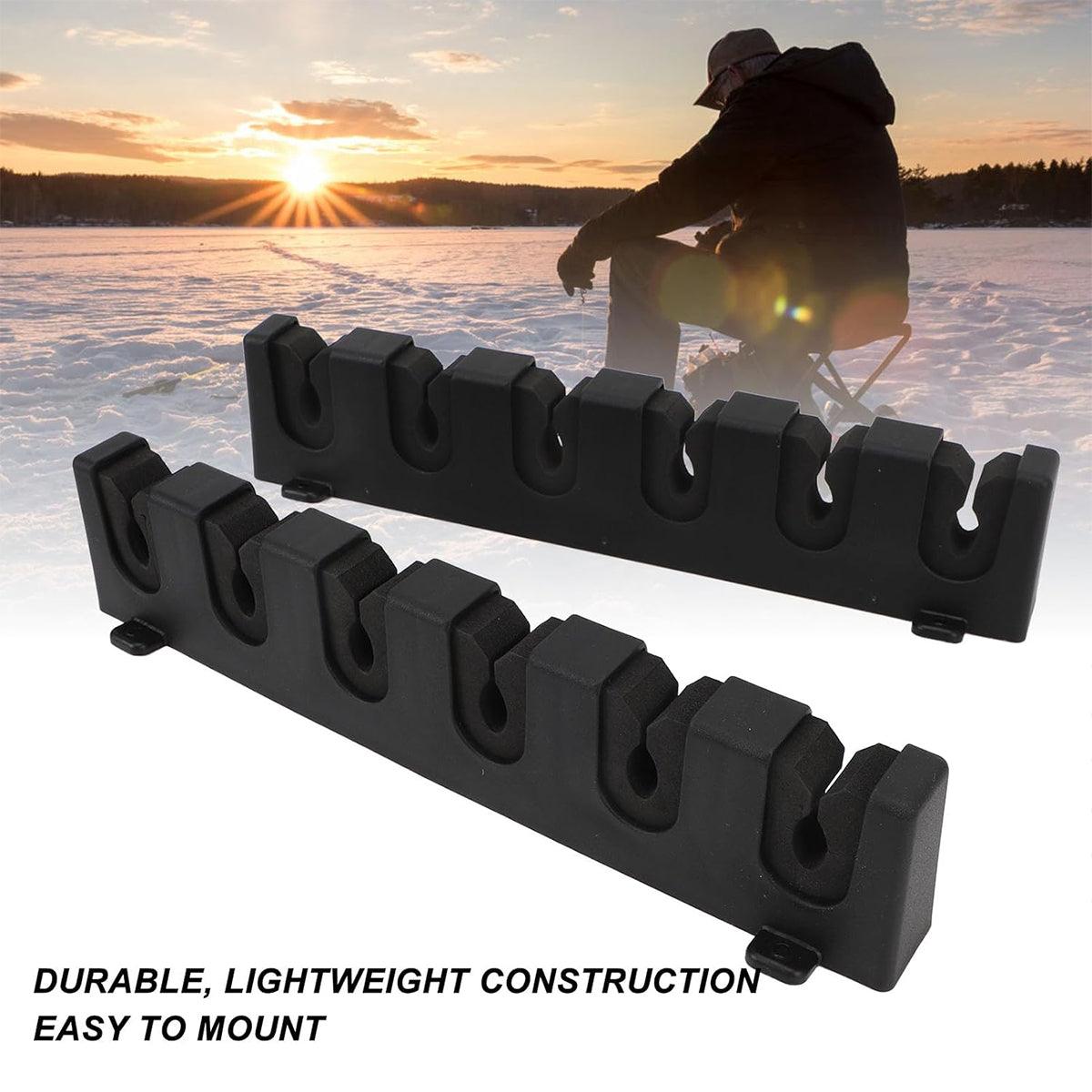 Wall Mounted Fishing Rod Holder Display Rack Sturdy Fishing Rod Storage Stand 5