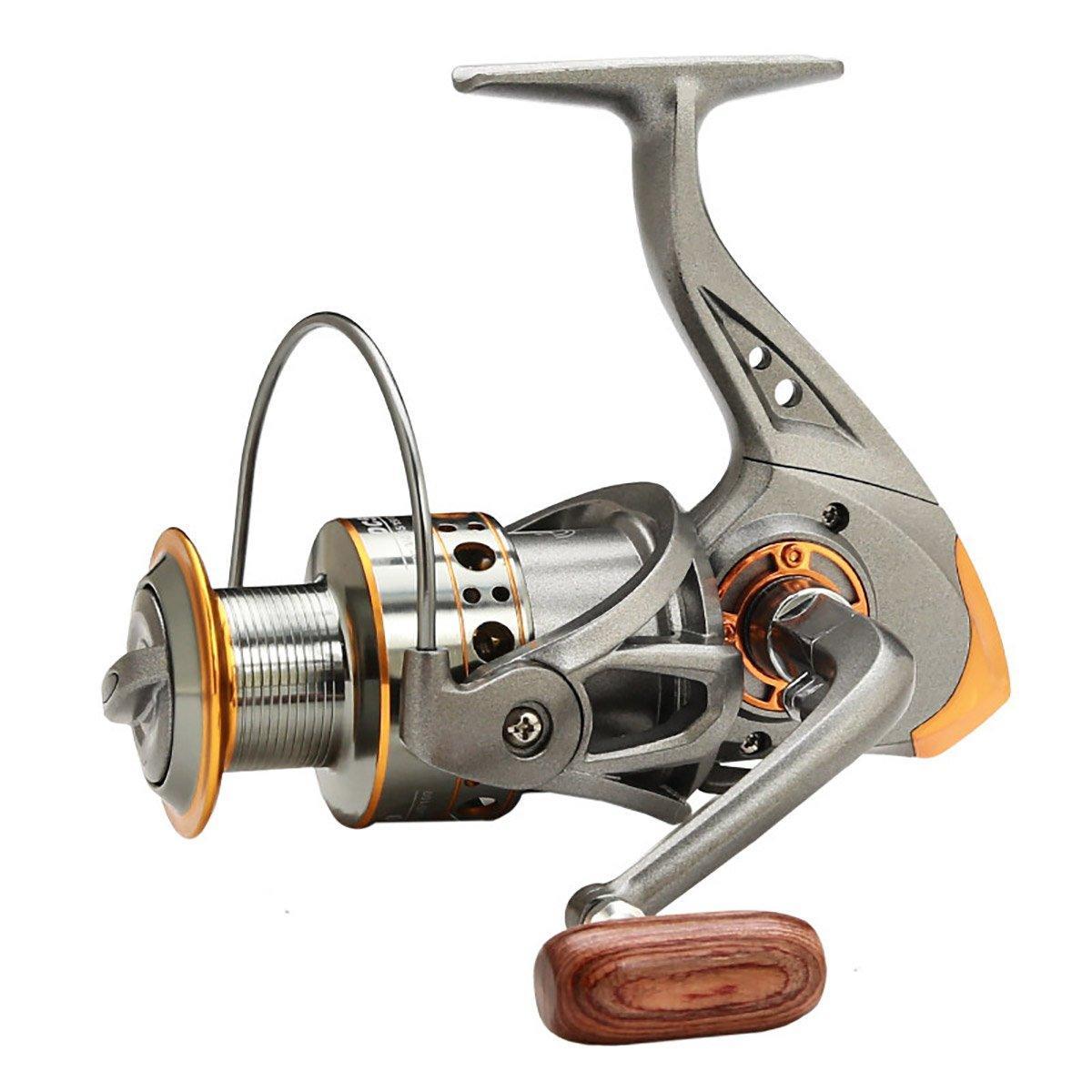 All-Metal Spinning Fishing Reel Sea Pole Fishing Gear Wire Cup Fishing Rod - 2000 8