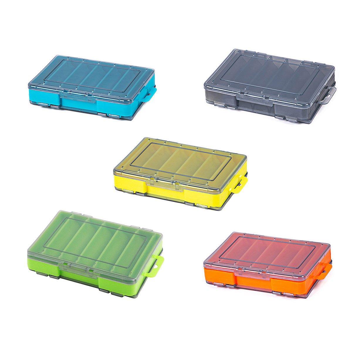 Multifunctional Fishing Bait Storage Box Accessories Gear Organizer Tool Box - Green-L