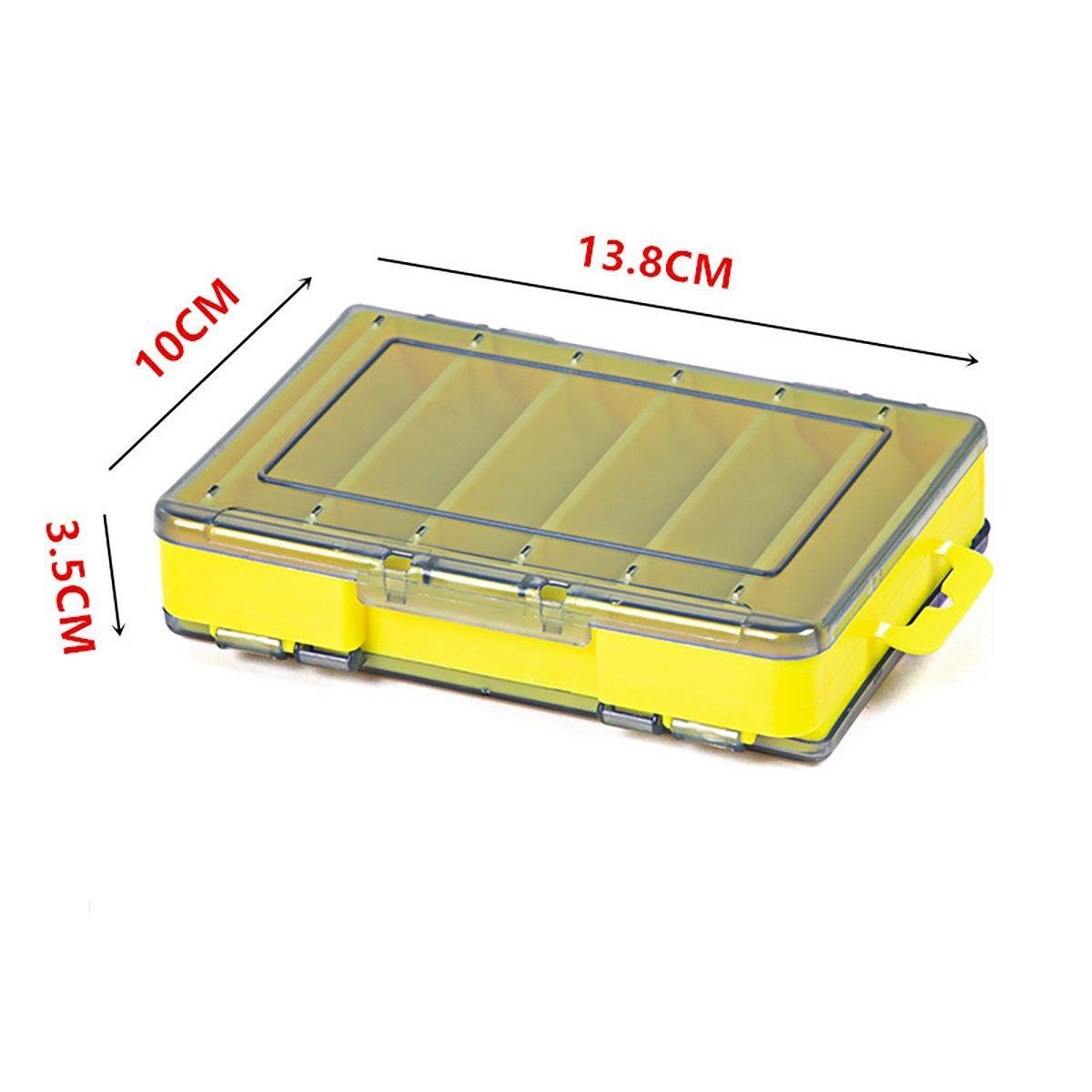 Multifunctional Fishing Bait Storage Box Accessories Gear Organizer Tool Box - Grey-S 4