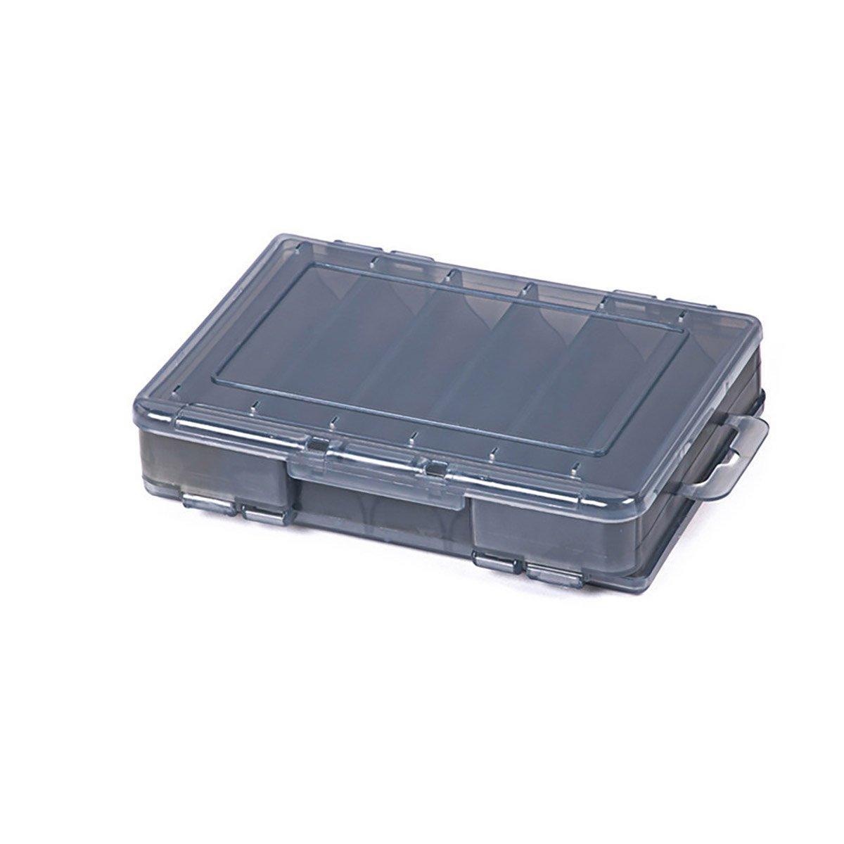 Multifunctional Fishing Bait Storage Box Accessories Gear Organizer Tool Box - Grey-S 12