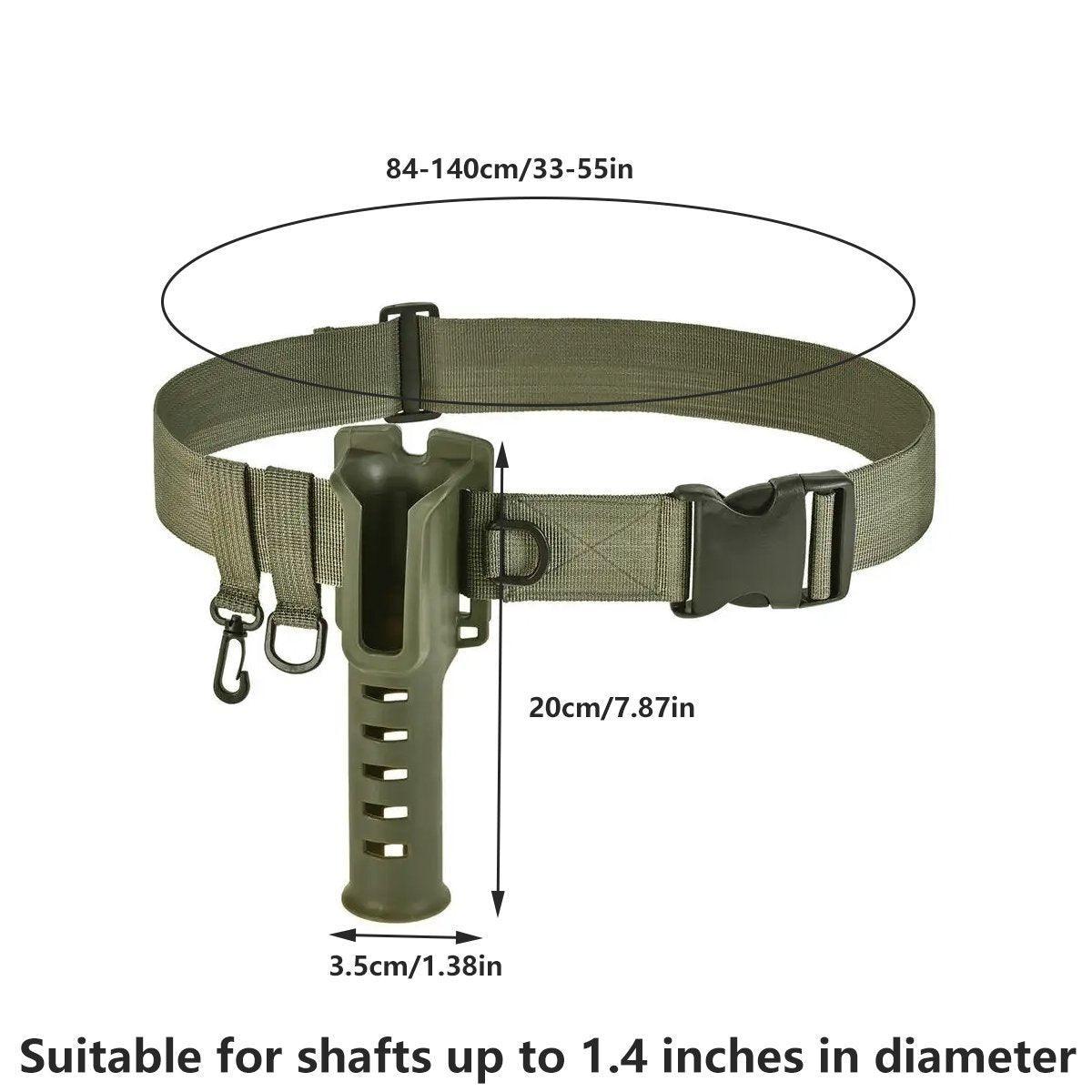 Adjustable Fishing Rod Holder Belt Portable Waist Strap Fishing Gear Rod Storage 3