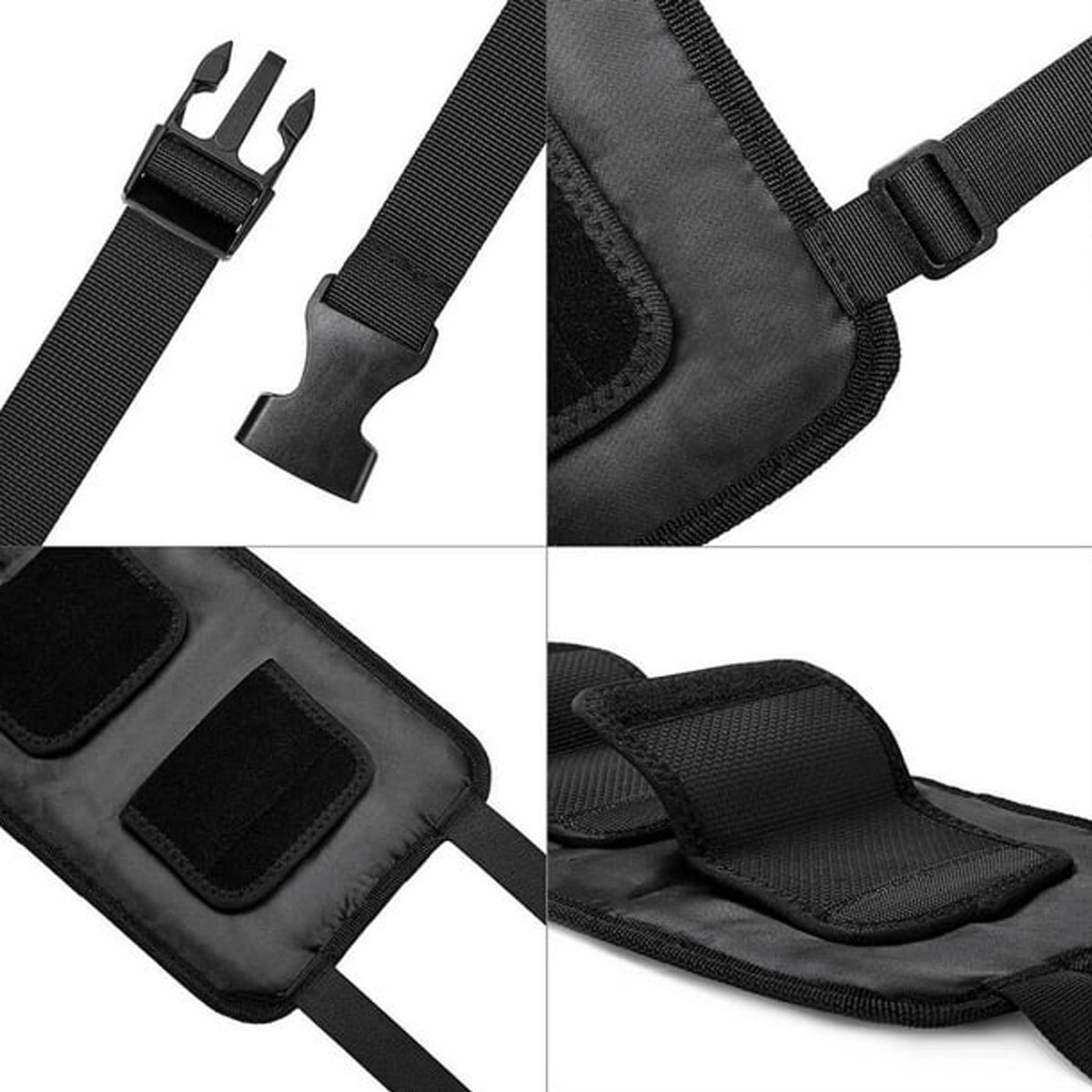 1 Pair Car Fishing Rod Holder Rear Seat Storage Rack Strap Belt Gear Organizer 4