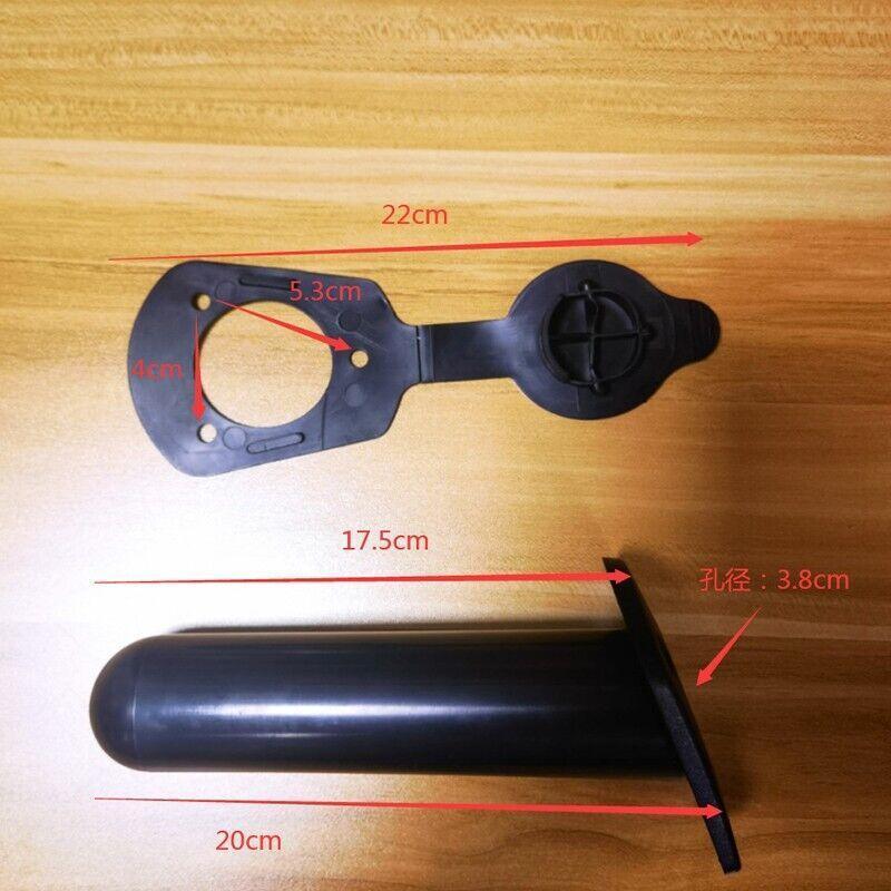 2Pcs With Cap Cover Fishing Boat Rod Holder For Kayak Pole Bracket Flush Mount 4