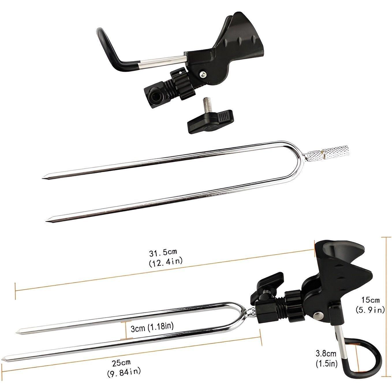 Fishing Rod Bracket Setter Pole Stand Hook Holder Rack Tip-Up Ground Fishing Rod 3