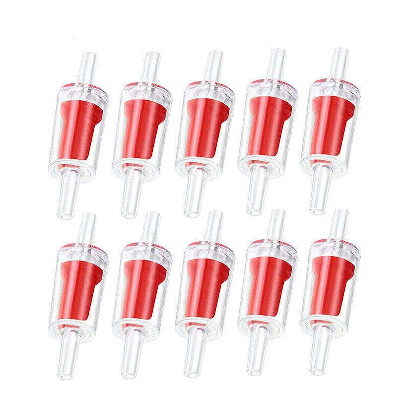 5/10X Check Valve Fish Tank Aquarium Air Pump Silicone Non-Return One Way Airline - 5PCS 7