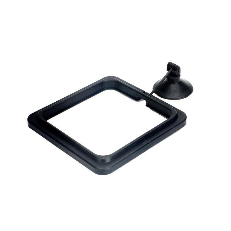 Fish Feeding Ring Aquarium Fish Tank Feeder Floating Fish Food Feeder Fish Food Black - Black Circle 6