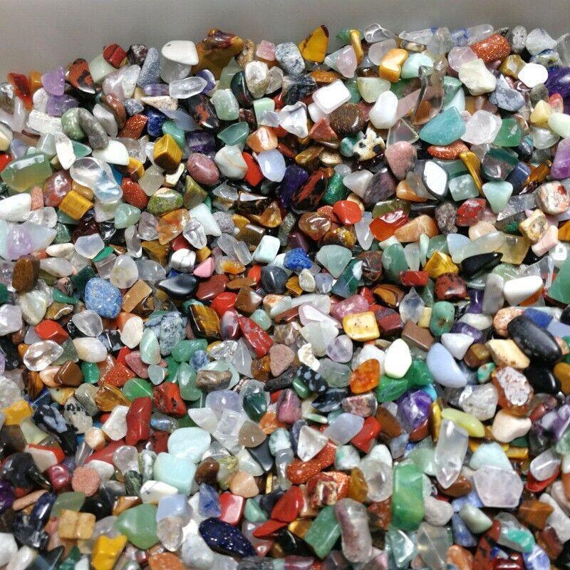 Colorful Mixed Stone Crystal Chips - 100G Bulk Lot 3