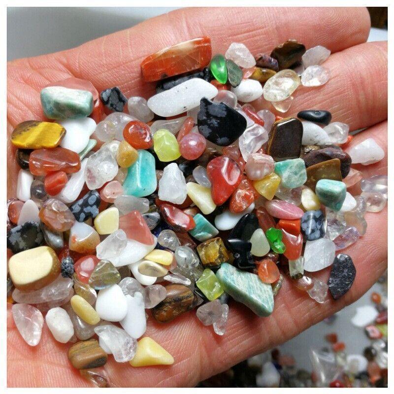 Colorful Mixed Stone Crystal Chips - 100G Bulk Lot 4