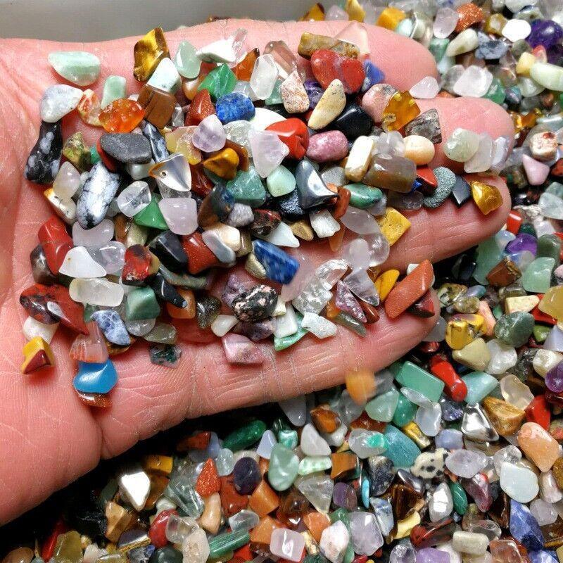 Colorful Mixed Stone Crystal Chips - 100G Bulk Lot 5
