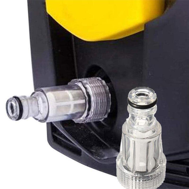 2PCS High Pressure Washer Inlet Filter Connector Fittings Transparent Adapter 5