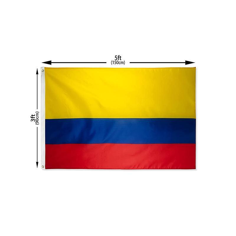 Large Colombia Colombian Flag Heavy Duty Outdoor CO 90x150cm - 3x5ft 5