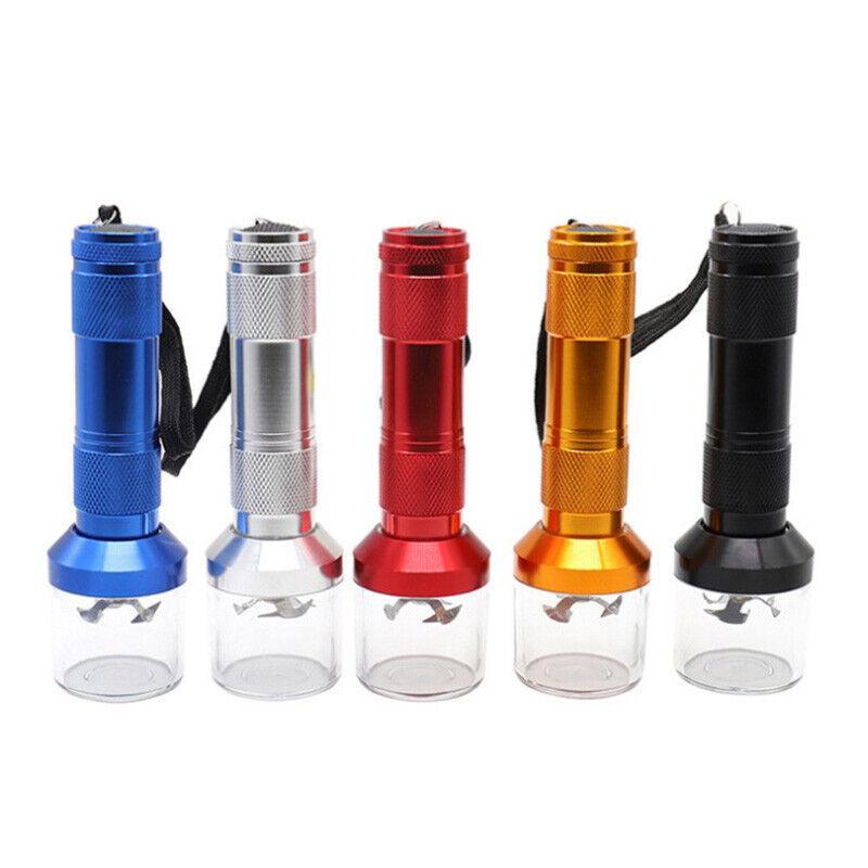 Electric Portable Pocket Metal Herb Grinder Spice Crusher Gift Au - Gold