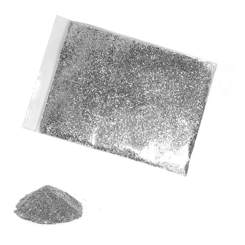 50G Fine Glitter Dust Powder Holographic Iridescent Metallic Body Nail Art Craft - Black 6