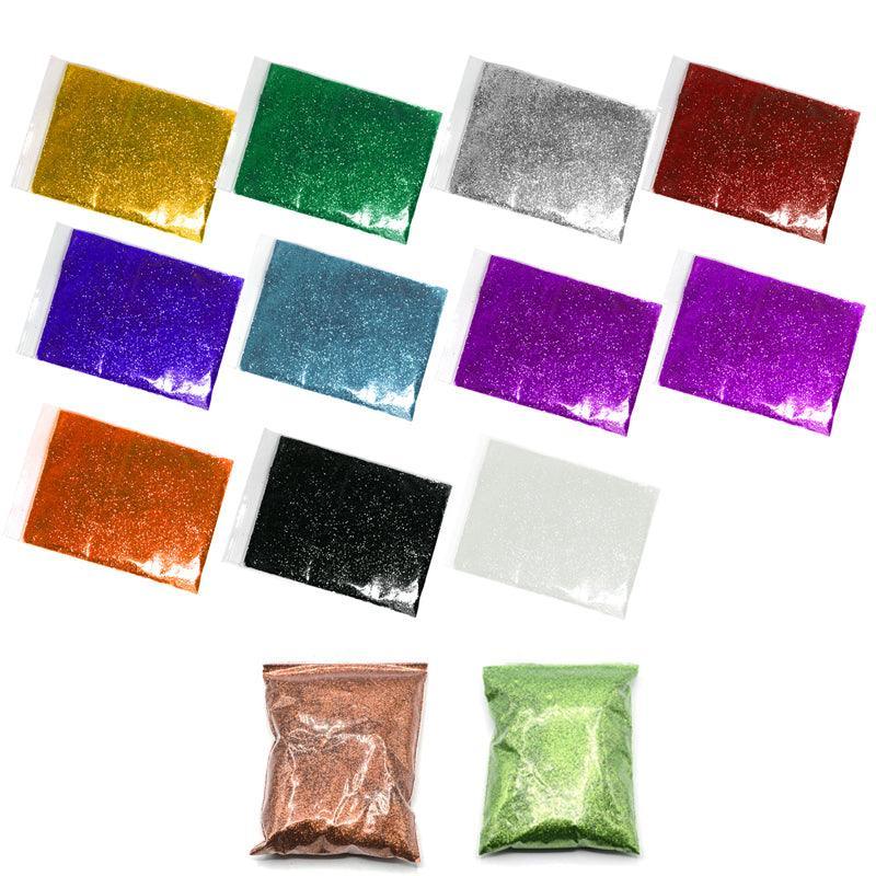 50G Fine Glitter Dust Powder Holographic Iridescent Metallic Body Nail Art Craft - Pink