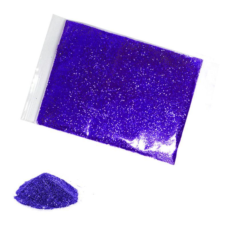 50G Fine Glitter Dust Powder Holographic Iridescent Metallic Body Nail Art Craft - Purple 15