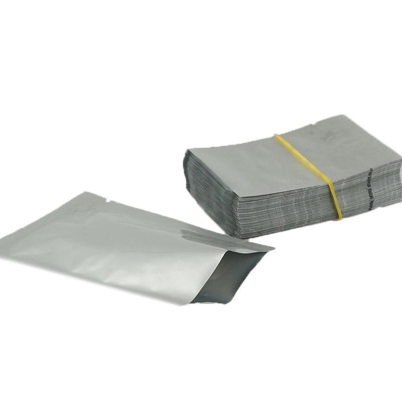 Silver Open Top Aluminum Foil Packaging Bags Heat Seal Vacuum Food Pouches - 24X37CM 6