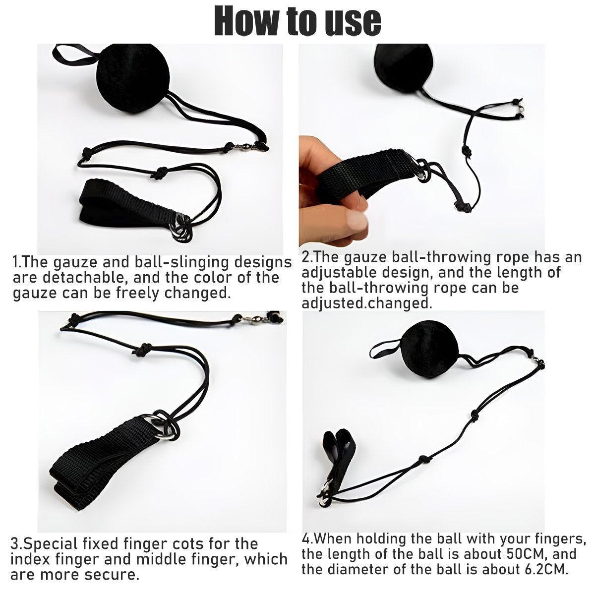 Adjustable Belly Dance Poi Balls Props Belly Dance Accessories Hand Balls Set 4
