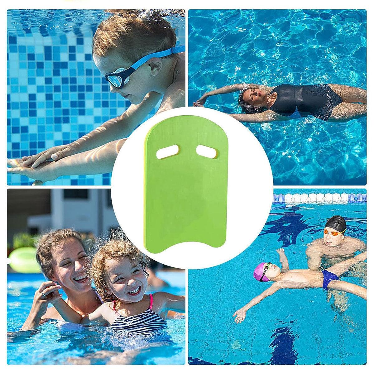 Swimming Back Float for Beginners Buoyancy Pad Gear for Water Training Support - U-shape-Green 4