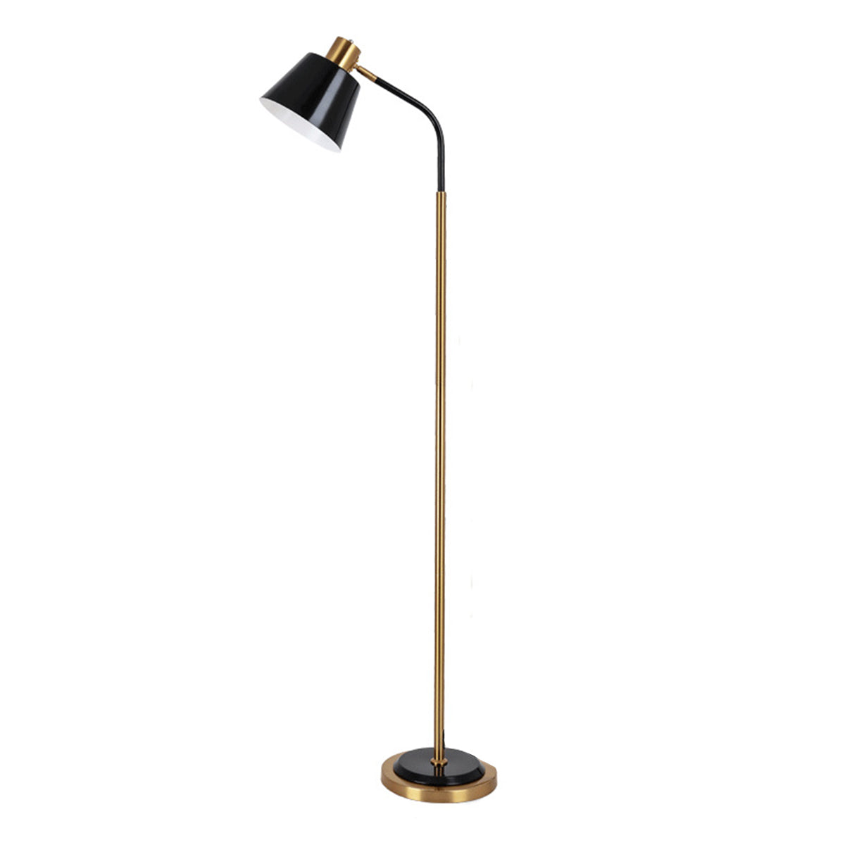 Bedside Floor Lamp Modern Standing Light for Bedroom Living Room Home Lighting - Black 6