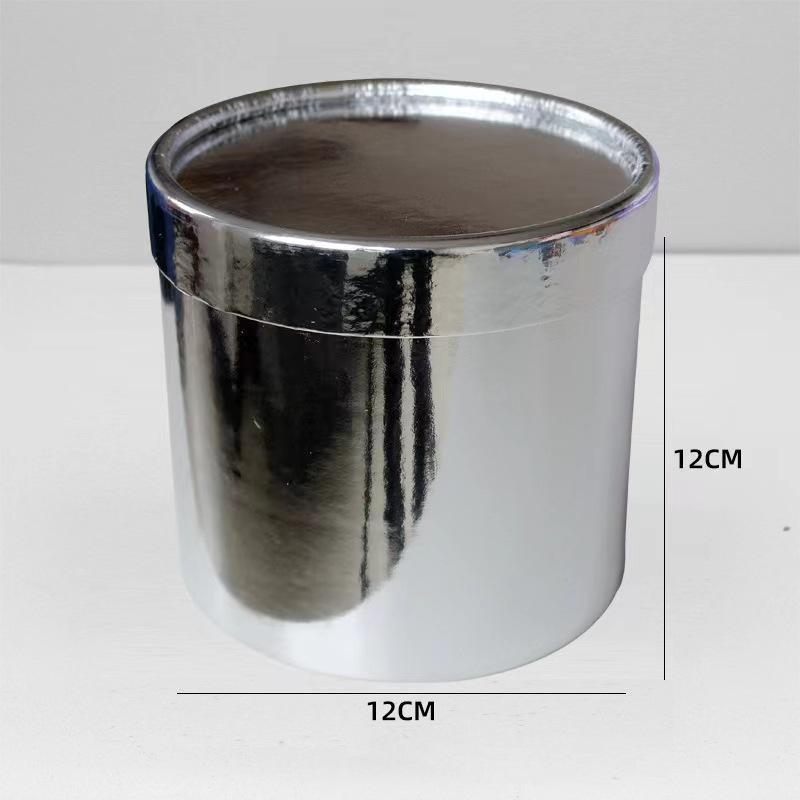 10pcs Clear Round Hug Bucket for Flower Arrangement Bouquet Packaging Supplies - Flower-Bucket-10pcs-Purple 3