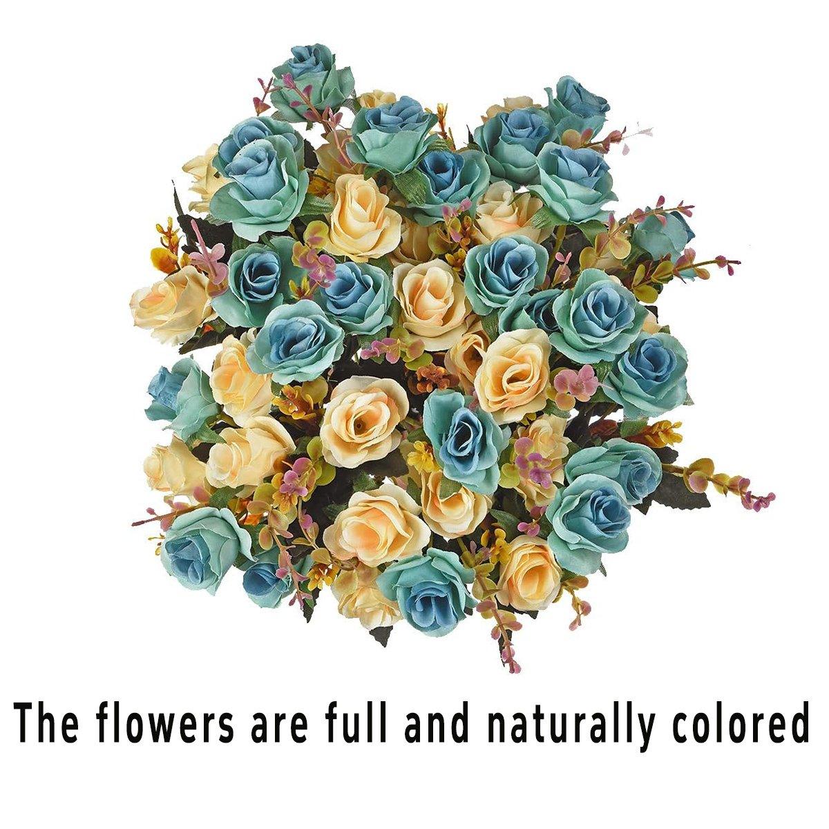 4pcs Artificial Flowers Home Decoration Floral Arrangement for Living Room Decor 5