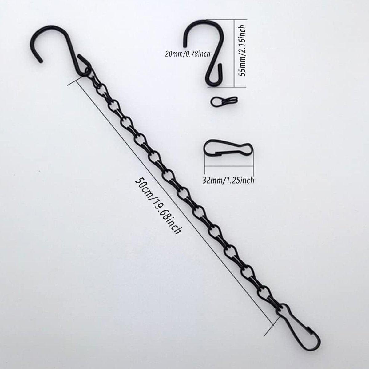 15PCS Metal Hanging Chains for Plants Flower Pot Basket Garden Bird Feeder 4